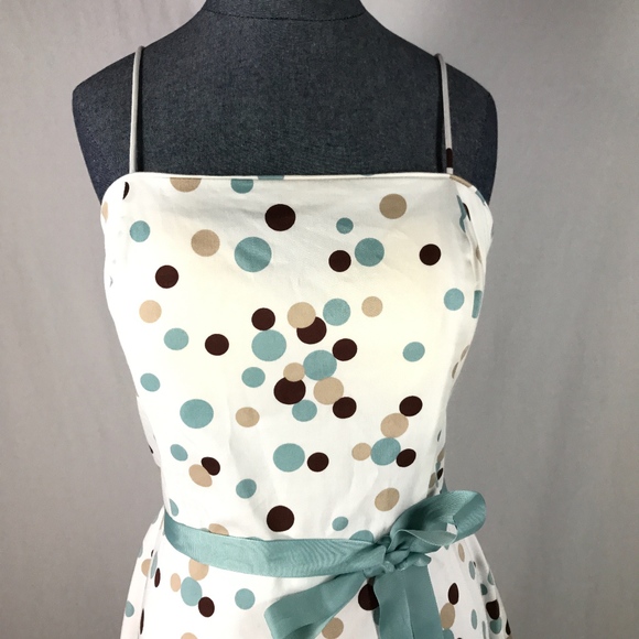 Jessica Howard size 10 White Polka Dot Dress - Picture 6 of 8